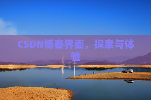 CSDN博客界面,探索与体验